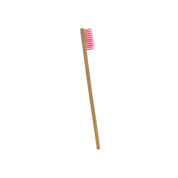 Classic toothbrush, straight handle, pink color, model PS03